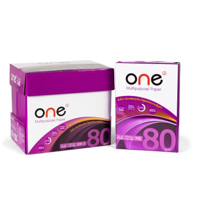 กระดาษถ่ายเอกสาร ONE 80 แกรม