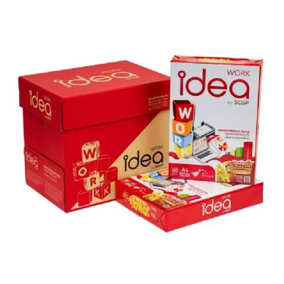 กระดาษถ่ายเอกสาร IDEA WORK 80 แกรม