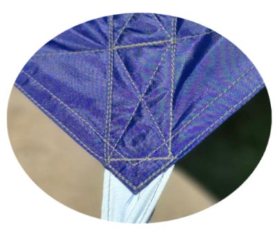 F 99 ผ้าใบชนิดบางแบบติดหู   6X9,6X8,6X7,5X8,5X7,5X6 ชนิดบางเคลือบเงากันน้ำได้ 100 %  ใช้คลุมสินค้า