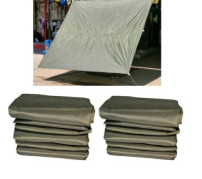 F 107 ผ้าใบชนิดบางแบบติดหู ขนาดสินค้า 5x8.5 | 5x7.5 | 5x6.5 | 5x5.5 ชนิดบางเคลือบเงากันน้ำได้ 100 %  ใช้คลุมสินค้า ทนแดดทนฝนทนแรงลม