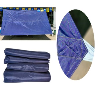 ตะกร้าที่ ( D 8) ผ้าใบผ้าร่มขนาด 1.5x6,1.5x5,1.5x4,1.7x6,1.7x5,1.7x4  อเนกประสงค์ชนิดบางเบาขนาดใช้กันสาดหน้าบ้านหลังบ้านคลุมกลองข้าวสิ่งของทั่วไป