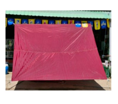 ผ้าใบผ้าร่มชนิดบาง(แบบติดหู D-7 ) | 5X8 | 5X7 | 5X6  5X5เขียว ทหาร น้ำเงิน แดง