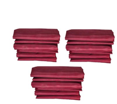 F 99 ผ้าใบชนิดบางแบบติดหู   6X9,6X8,6X7,5X8,5X7,5X6 ชนิดบางเคลือบเงากันน้ำได้ 100 %  ใช้คลุมสินค้า