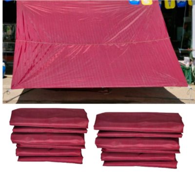 F108  ผ้าใบชนิดบางแบบติดหู 1.5x6 | 1.5x5 |1.5x4 |1.7x6 | 1.7x5 | 1.7x4  อเนกประสงค์ชนิดบางเบาขนาดใช้กันสาดหน้าบ้านหลังบ้านคลุมกลองข้าวสิ่งของทั่วไป