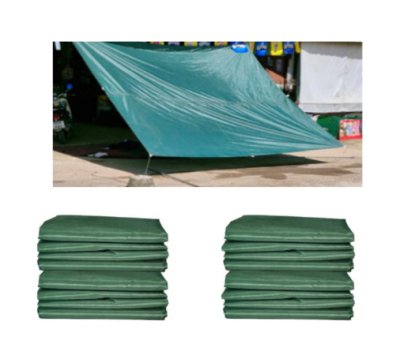 ตะกร้าที่ (D 3)ผ้าใบผ้าร่มขนาด 4X8,4X7,4X6,4X5,4X4 (แบบติดหู) อเนกประสงค์ชนิดเบาบาง  ใช้คลุมสิ่งของทั่วไปคลุมกลองข้าวกลองฟางผ้าตลาดนัด