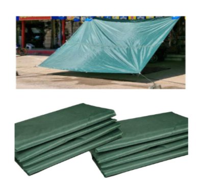 F 107 ผ้าใบชนิดบางแบบติดหู ขนาดสินค้า 5x8.5 | 5x7.5 | 5x6.5 | 5x5.5 ชนิดบางเคลือบเงากันน้ำได้ 100 %  ใช้คลุมสินค้า ทนแดดทนฝนทนแรงลม