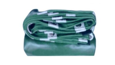 ผ้าใบเคลือบเงา (สีเขียว) (B-6) บังแดดบังลมหน้าบ้านหลังบ้านคลุมกองข้าว
