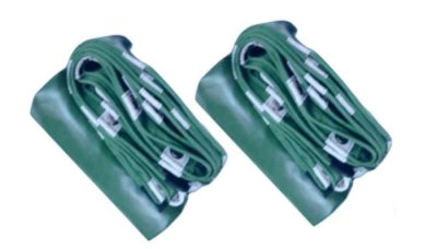 ผ้าใบเคลือบเงา(สีเขียว) (B-1) ใช้คลุมรถบรรทุกขนส่งสินค้าคลุมสิ่งของทั่วไป