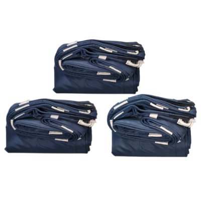 F87 ผ้าใบชนิดเบาบาง  5.5X9 | 5.5X8 | 5.5X7 | 5.5X6 | 5X5 ใช้คลุมกลองข้าวกลองฟ้ากางเต็นท์จักกิจกรรม