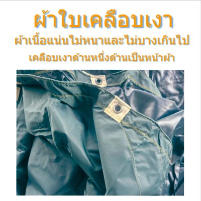 ผ้าใบ TK สุโขทัย (รหัส-B5)(ขนาด ( 5.5X9  5.5X8  5.5X7  ผ้าใบเคลือบเงา ใช้กันลมกันฝนบังแสงแดดหน้าร้านค้า