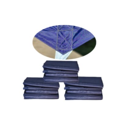 ผ้าใบผ้าร่มชนิดบาง(แบบติดหู D-8  ) 8X8,5X7,5X6,5X5ใช้คลุมกลองข้าวกลองฟางผ้าตลาดนัด
