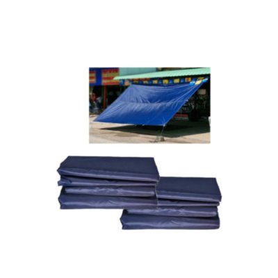 ผ้าใบชนิดบางเบาแบบติดหู(-D-9 ) ขนาด  ( 4.5x8,4.5x7, 4.5x6,4.5x5  เนื้อผ้าแน่นหนาทนแดดกันฝน