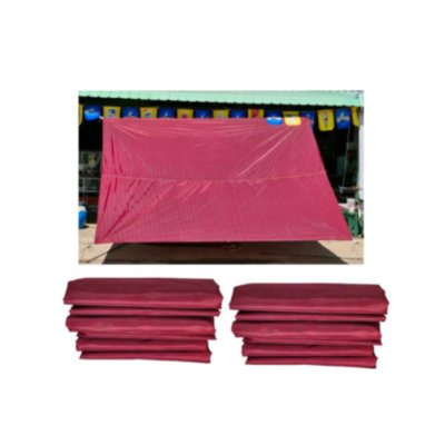 ผ้าใบผ้าร่มชนิดบาง(แบบติดหู D-13  ) ขนาด 2x6 | 2x5 | 2x4 | 2x3   กันแดดกันฝน ทนผ้าใบผ้าร่มชนิดบาง