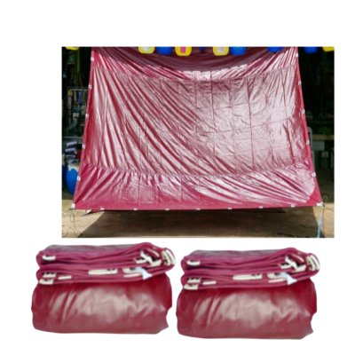ผ้าใบเคลือบเงากันน้ำขนาด  2.5X8 2.5X6 2.5X4