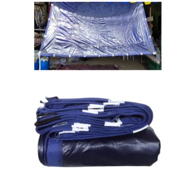 ผ้าใบเคลือบเงากันน้ำขนาด  2.5X8 2.5X6 2.5X4