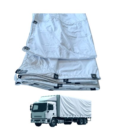 ผ้าใบผ้าเต็นท์ถุงลมนิรภัยกัน F66 ชนาด 4.5X8 | 4.5X7 | 4.5X6 | 3.5X8 | 3.5X6 | 3.5X54  ใช้คลุมรถบรรทุกขนส่งสินค้า รถกระบะ