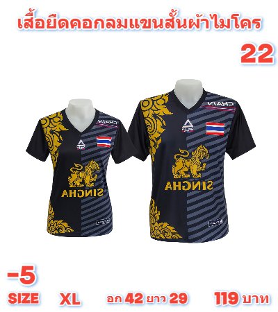 เสื้อยืดคอกลมผ้าไมโครบางเบาบายอากาศได้ดี ( 8 )M ,L,XL,2XL