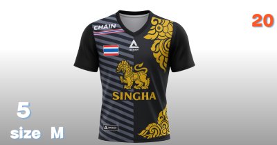 AA-4)เสื้อยืดคอกลมผ้าไมโคร-ระบายอากาศดีแห้งไว