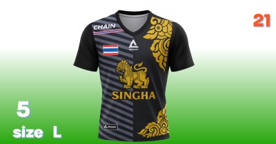 AA-4)เสื้อยืดคอกลมผ้าไมโคร-ระบายอากาศดีแห้งไว