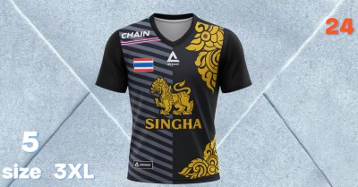 AA-4)เสื้อยืดคอกลมผ้าไมโคร-ระบายอากาศดีแห้งไว