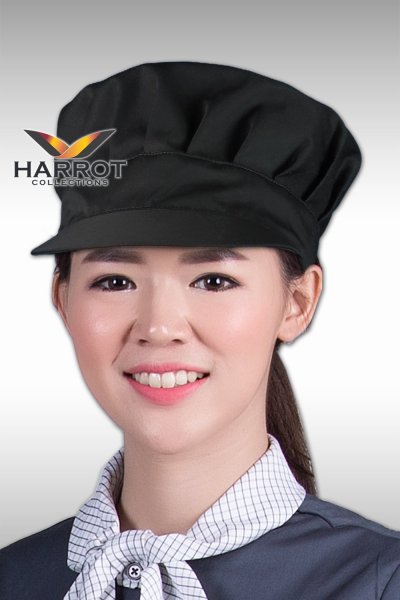 หมวกพนักงานเสิร์ฟ แก๊ป มีจีบ