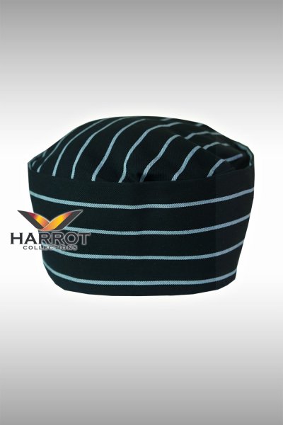 หมวกเชฟญี่ปุ่น ลายลาครัวดำ