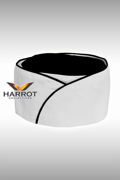 หมวกเชฟญี่ปุ่น แต่งกุ๊นไขว้