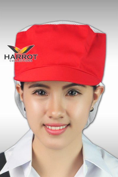หมวกพนักงานเสิร์ฟ แก๊ป ตาข่ายเก็บผม