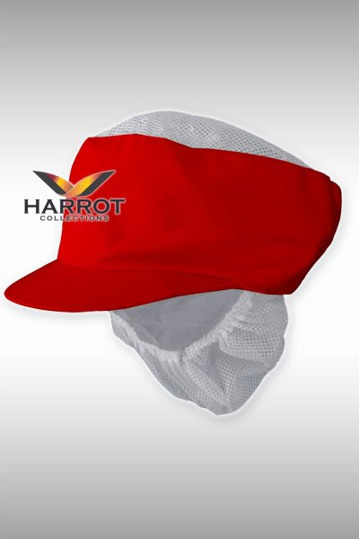 หมวกพนักงานเสิร์ฟ แก๊ป ตาข่ายเก็บผม