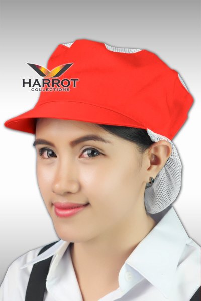หมวกพนักงานเสิร์ฟ แก๊ป ตาข่ายเก็บผม