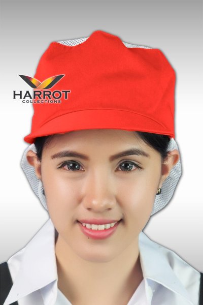 หมวกพนักงานเสิร์ฟ แก๊ป ตาข่ายเก็บผม