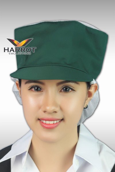 หมวกพนักงานเสิร์ฟ แก๊ป ตาข่ายเก็บผม