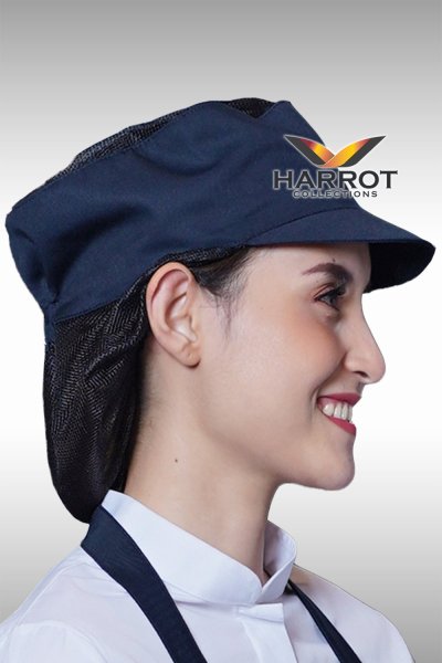 หมวกพนักงานเสิร์ฟ แก๊ป ตาข่ายเก็บผม