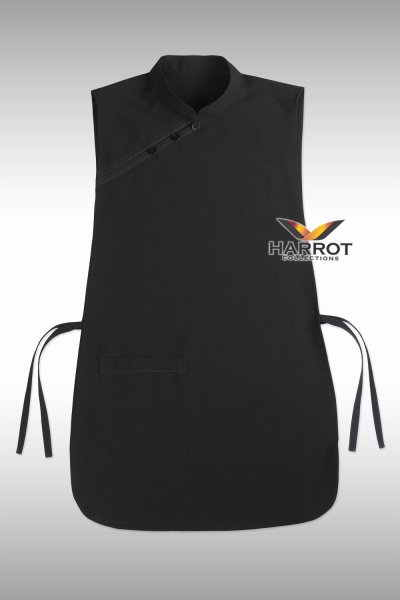 ผ้ากันเปื้อน เอี๊ยม รุ่น โจลิน สีดำกุ๊นดำ