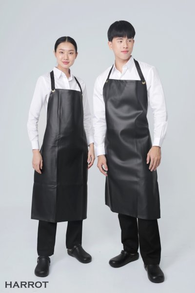 ผ้ากันเปื้อน เต็มตัว หนังเทียม