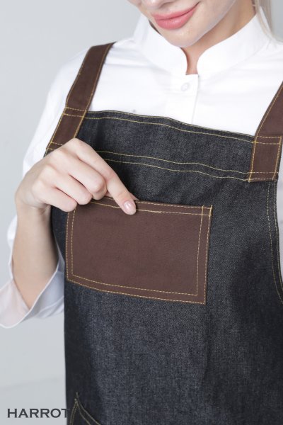 ผ้ากันเปื้อน เต็มตัว ยีนส์