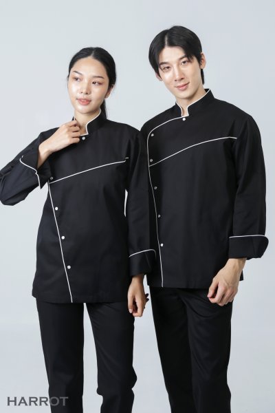 เสื้อเชฟ แขนยาว สกายไลน์