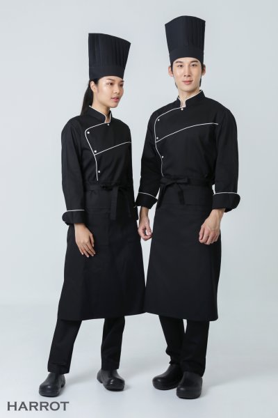 เสื้อเชฟ แขนยาว สกายไลน์