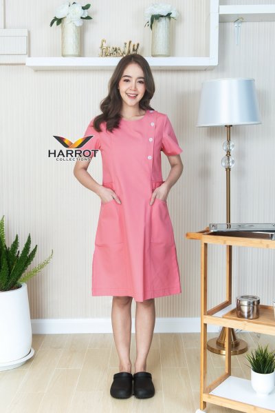 ชุดกระโปรง คอกลม