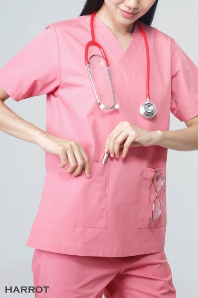 ชุดสครับ คอวี (เสื้อ+กางเกง)