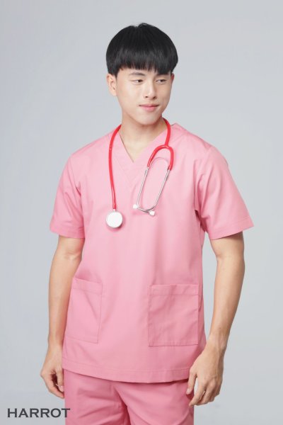 ชุดสครับ คอวี (เสื้อ+กางเกง)