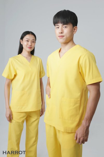 ชุดสครับ คอวี (เสื้อ+กางเกง)