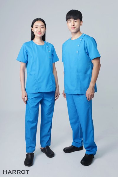 ชุดสครับ คอกลม (เสื้อ+กางเกง)