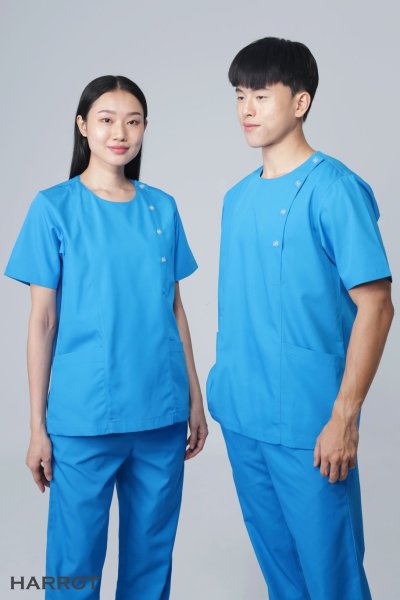 ชุดสครับ คอกลม (เสื้อ+กางเกง)