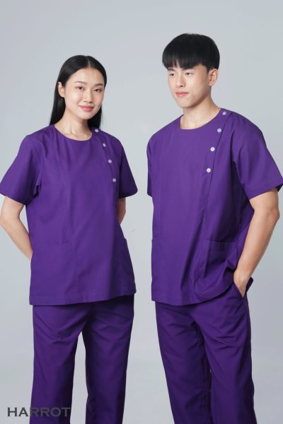 เสื้อสครับ คอกลม (เฉพาะเสื้อเท่านั้น)