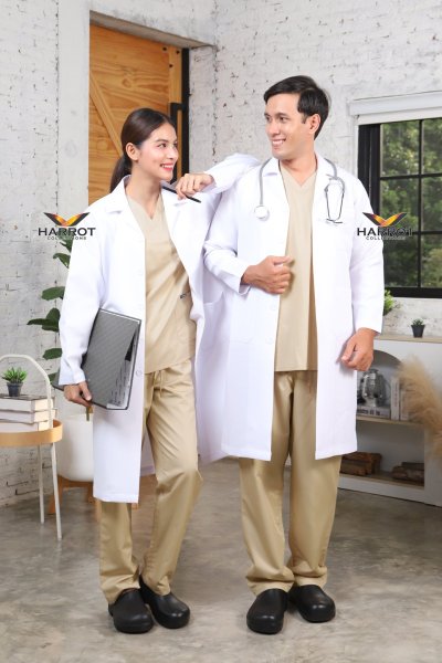 ชุดสครับ วี-เทค คอวี (เสื้อ+กางเกง)