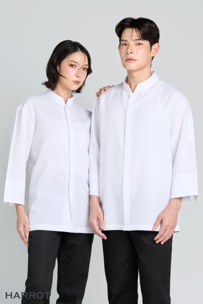 เสื้อเชฟ รุ่น Save More แขนสี่ส่วน