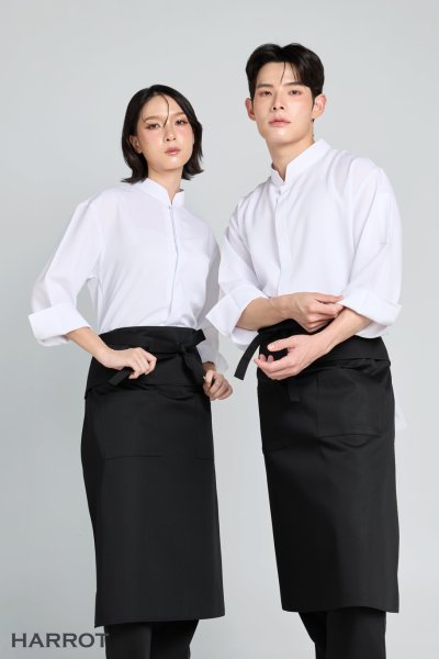 เสื้อเชฟ รุ่น Save More แขนสี่ส่วน