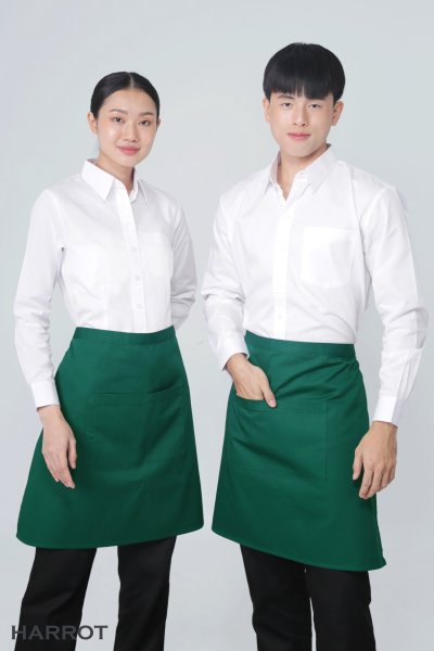 ผ้ากันเปื้อน ครึ่งสั้น