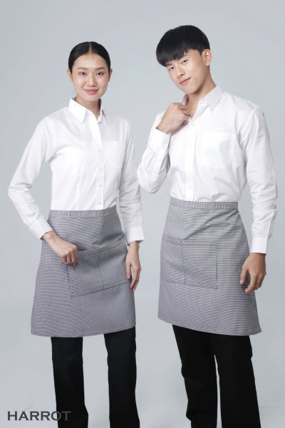 ผ้ากันเปื้อน ครึ่งสั้น ลายสก๊อต ชิโนริ